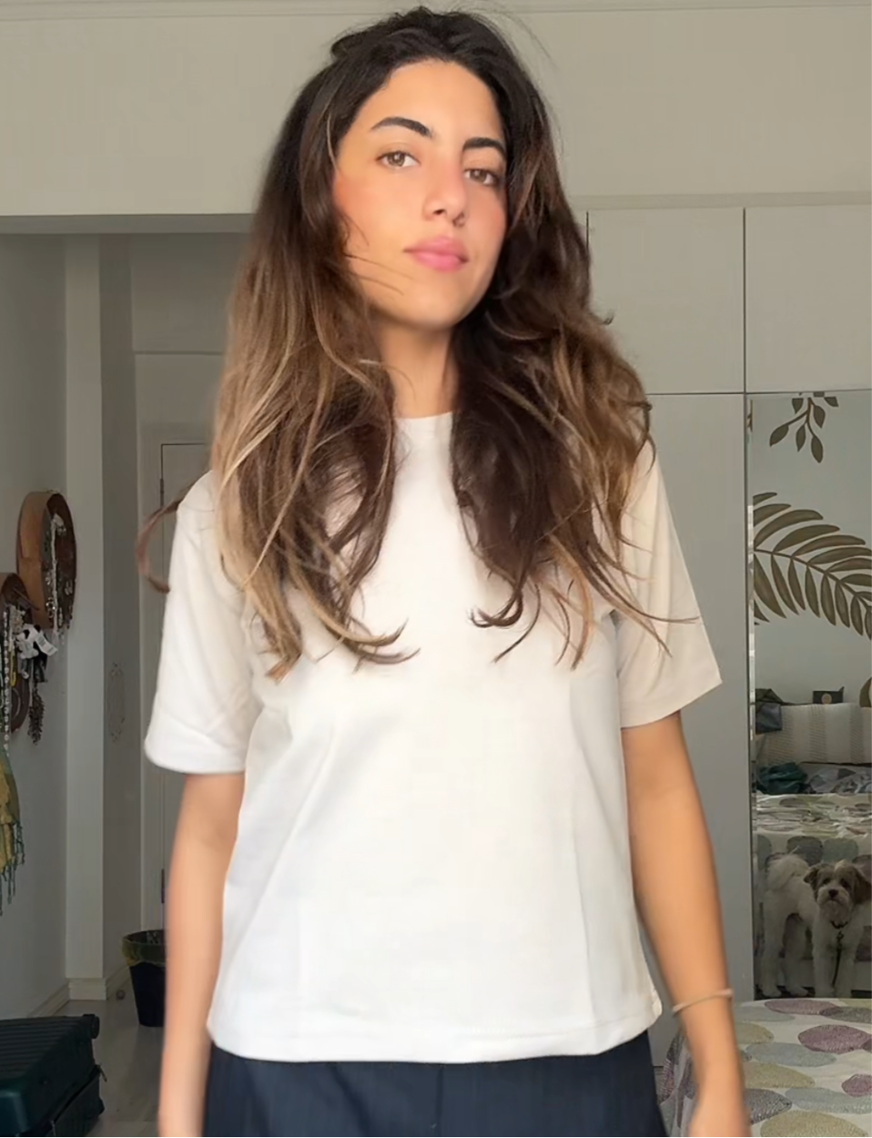 Light Grey Short sleeve basic Tshirt