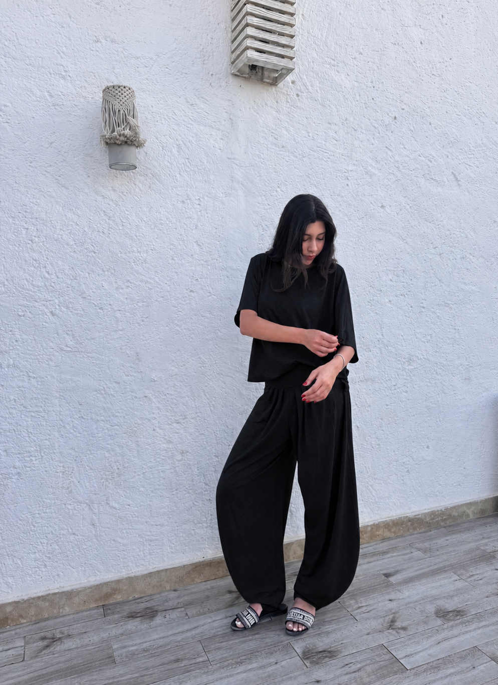 The Black Tally Cotton Set
