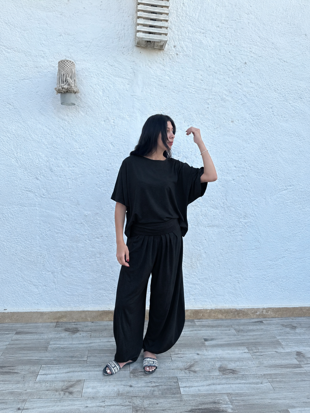 The Black Tally Cotton Set