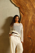 White Crochet Coverup