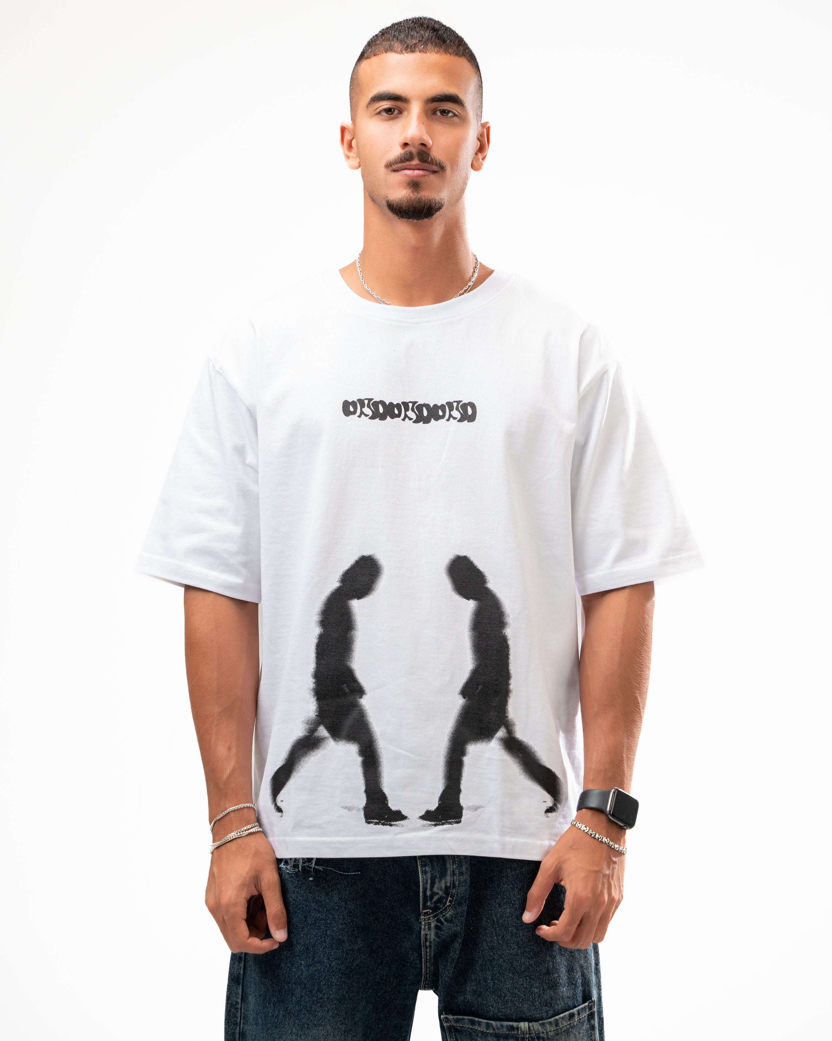 WHITE WALKING T-SHIRT