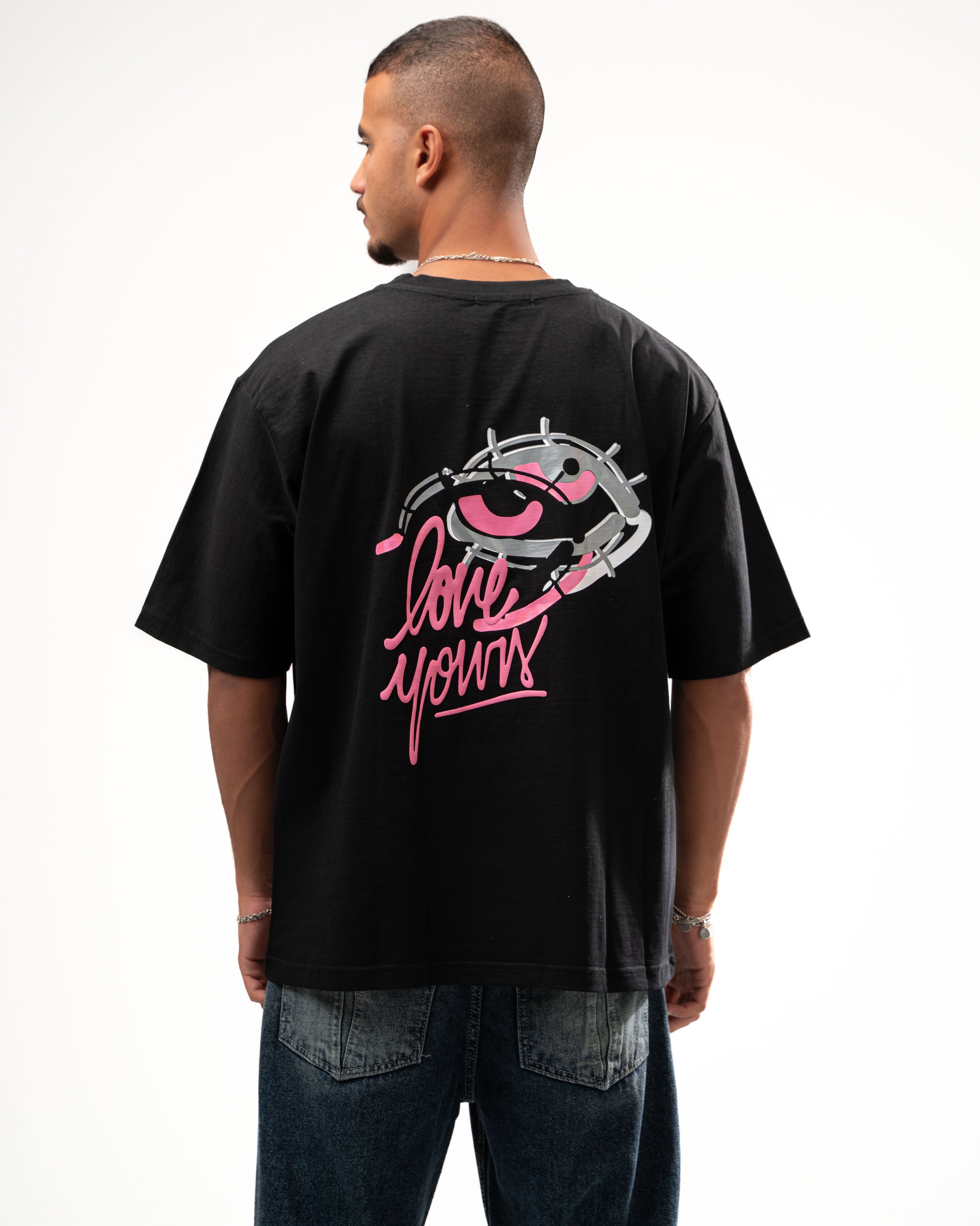 BLACK LOVE YOURS T-SHIRT