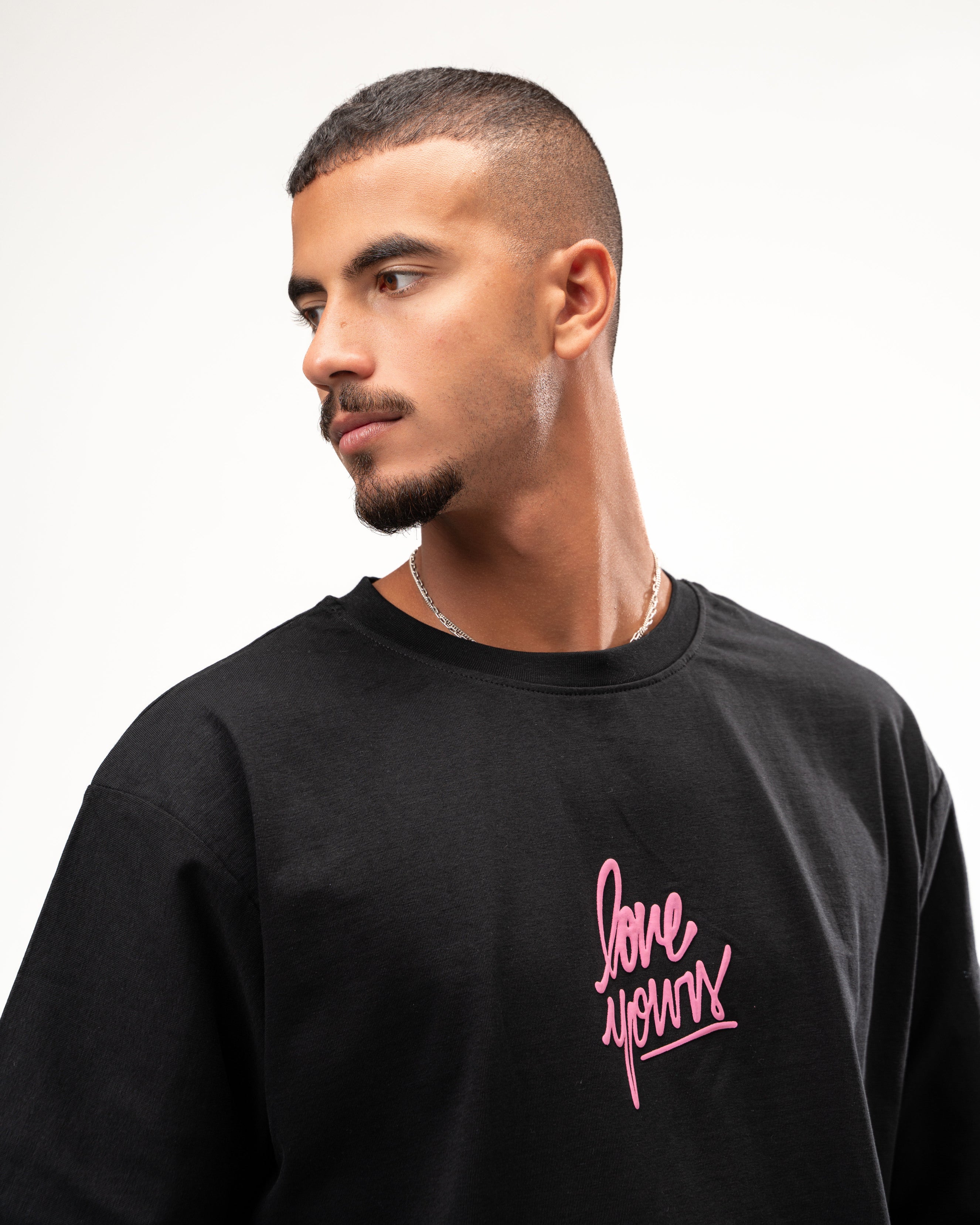 BLACK LOVE YOURS T-SHIRT
