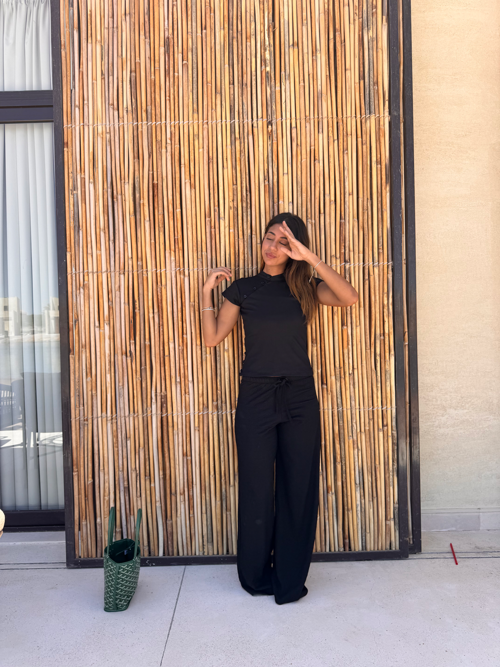 Black Japanese Top