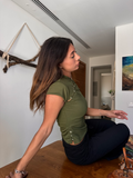 Olive Japanese Top