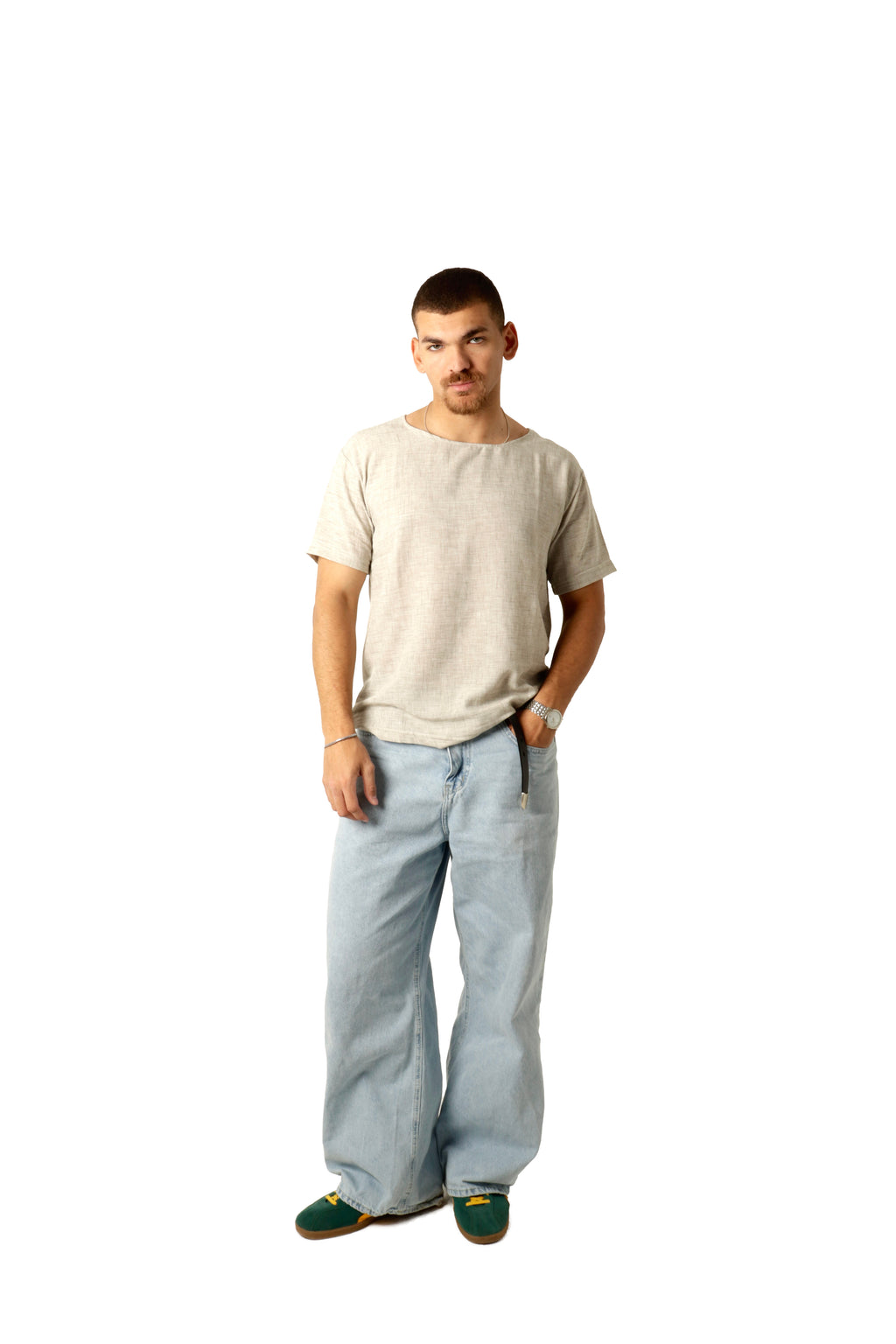 Mint Dust Linen Tshirt
