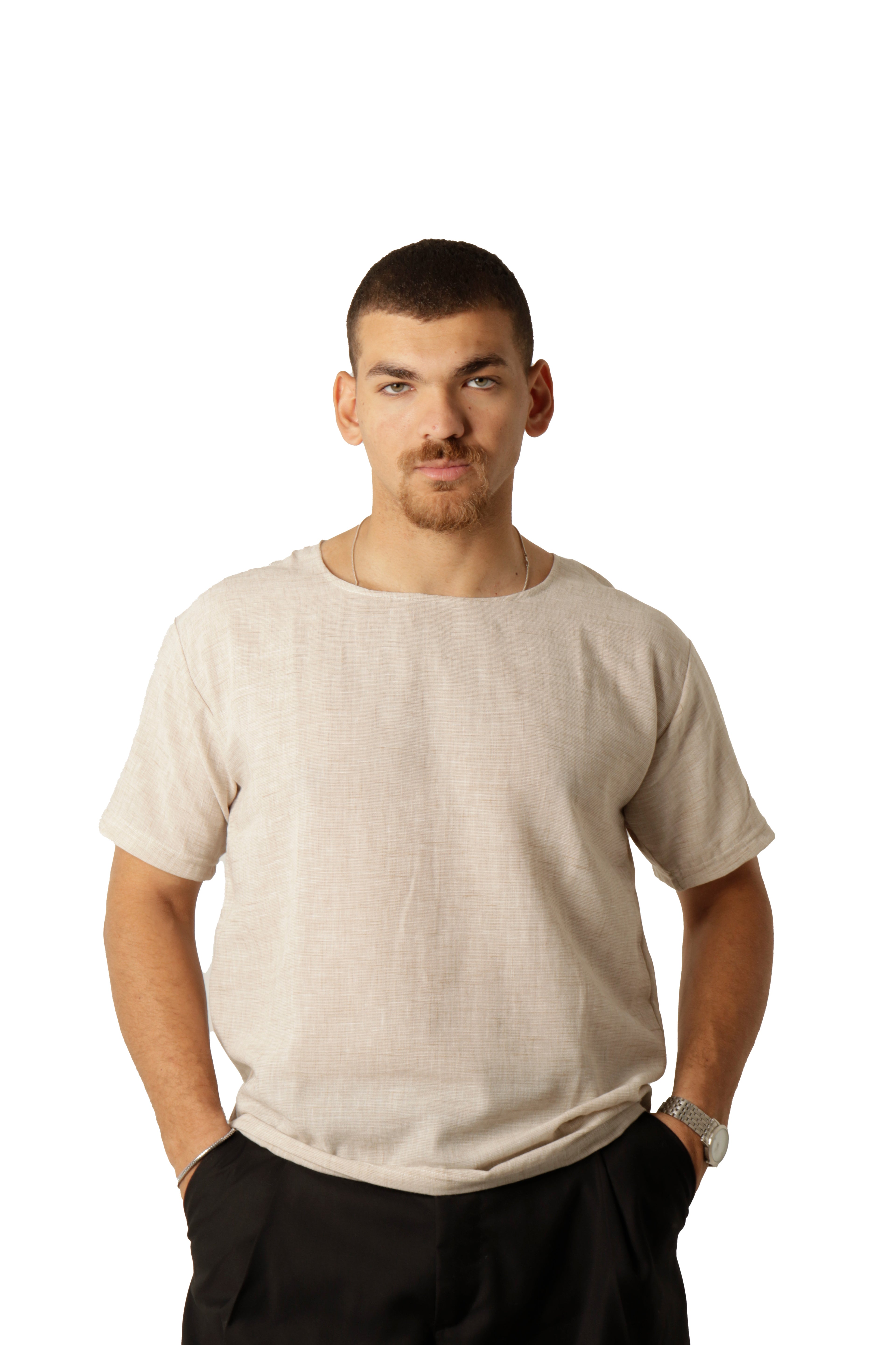 Soft Sand Linen Tshirt