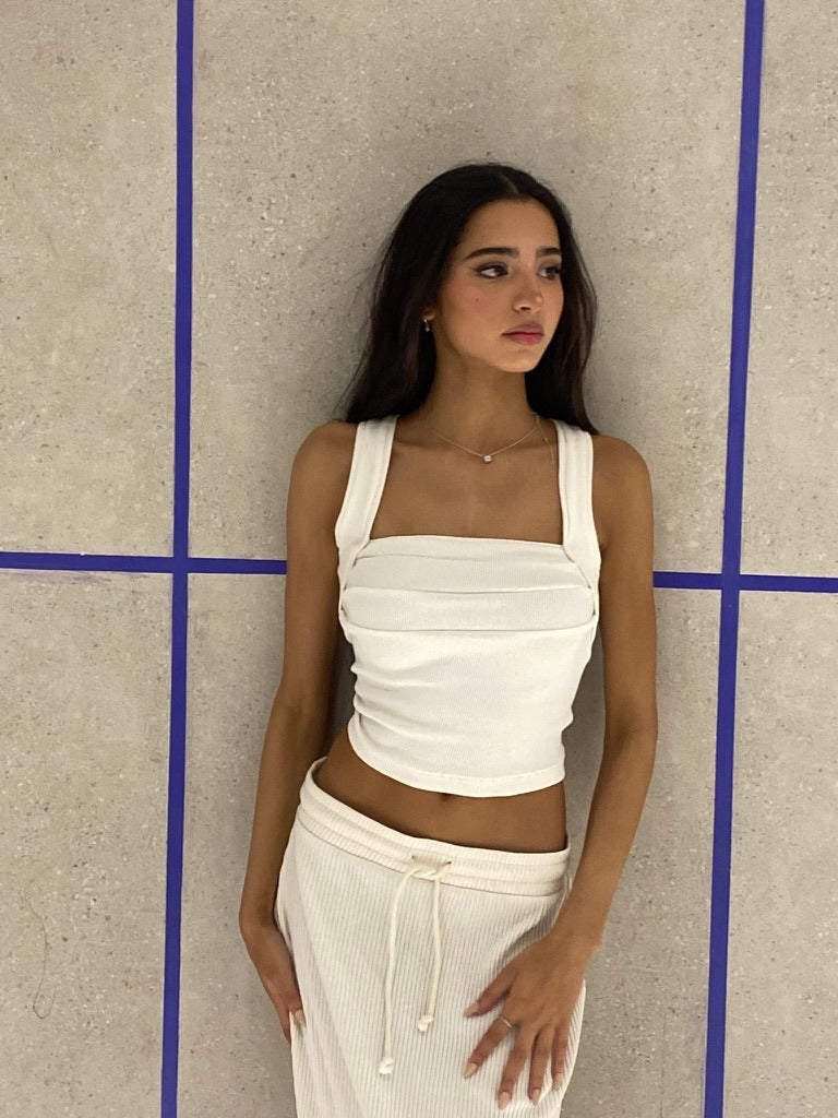 JOUKI TOP OFF WHITE