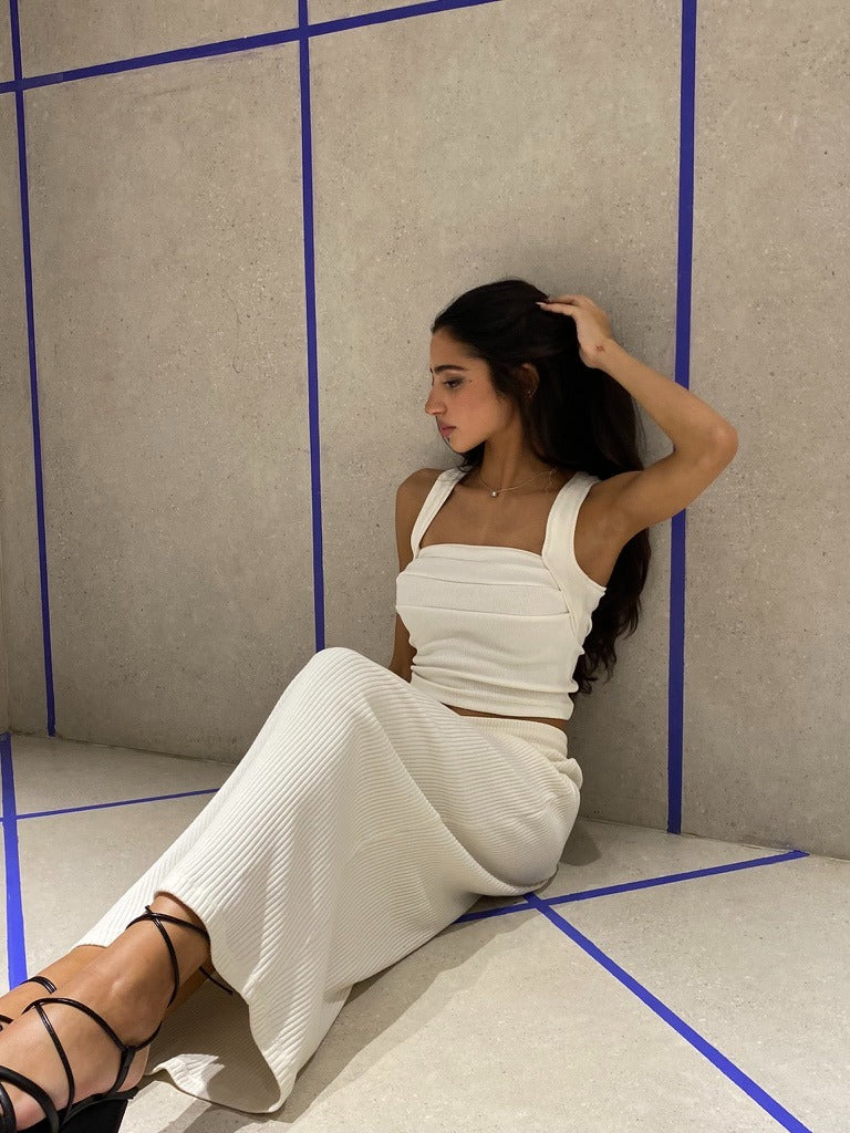 JOUKI TOP OFF WHITE