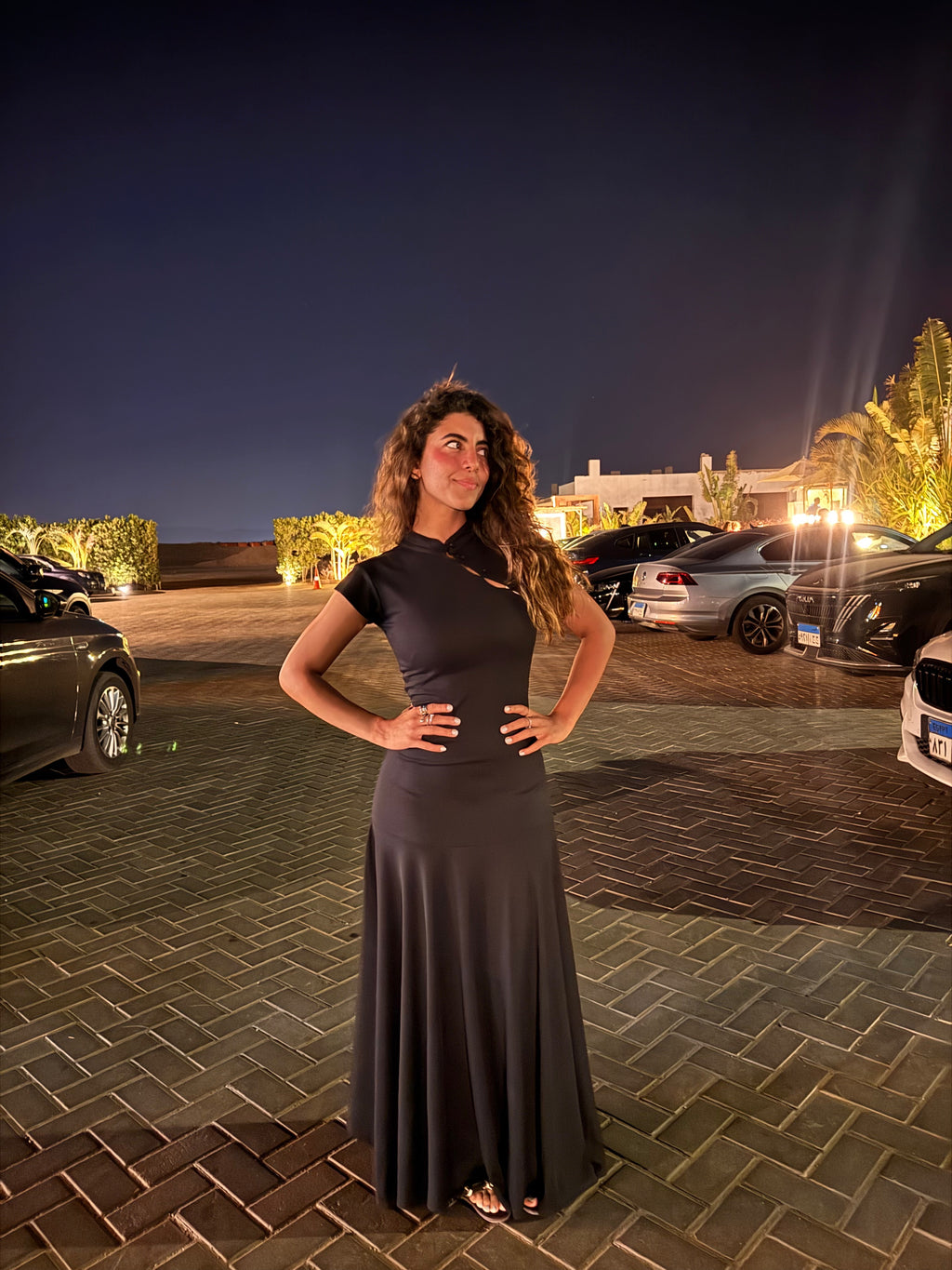 The Black Japanese Tala Dress