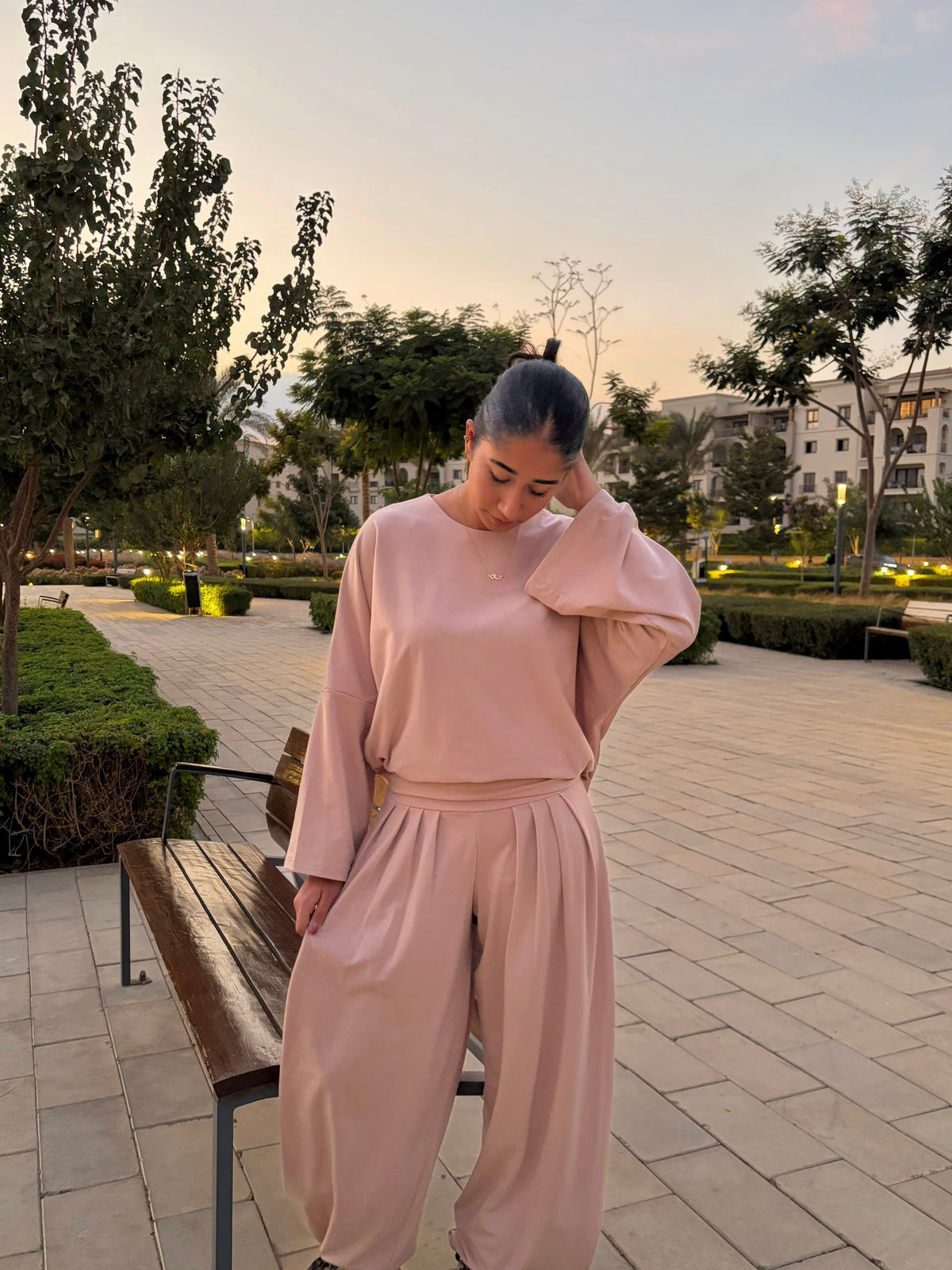 The Nude Beige Tally Winter Set