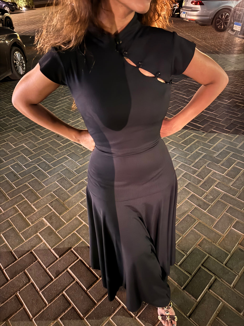 The Black Japanese Tala Dress